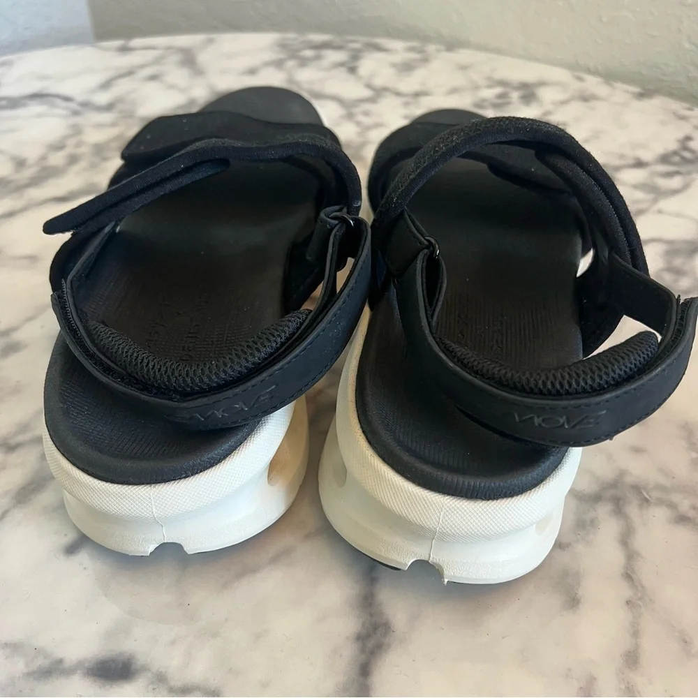 Easy Spirit Denise Austin Black Women’s Comfort Sandals. Size 7.5